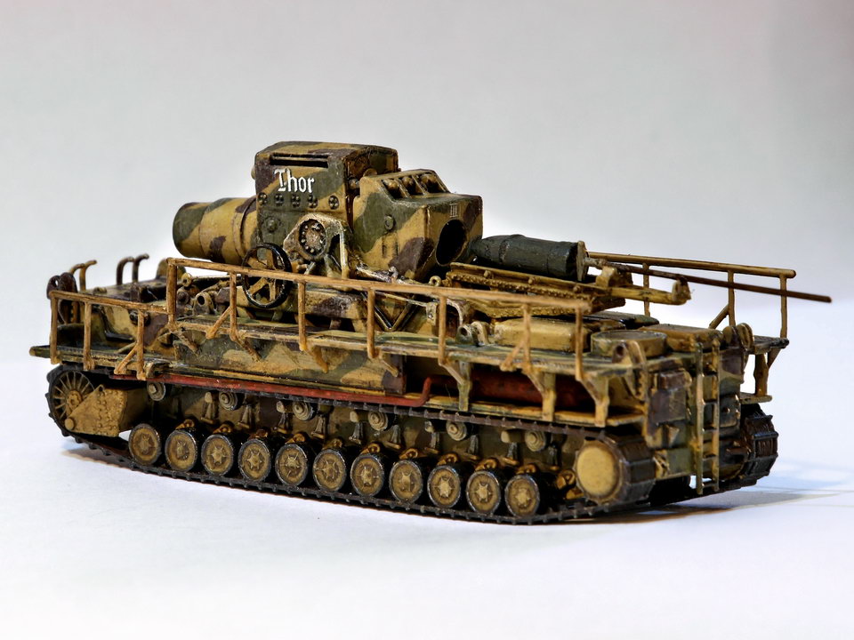 Morser Karl-Gerat 040 - 1/144 - Trumpeter - Kampfgruppe144 BBS