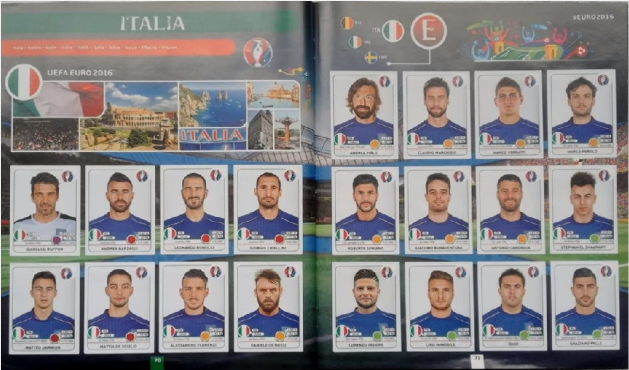Album UEFA euro 2016 Panini-36