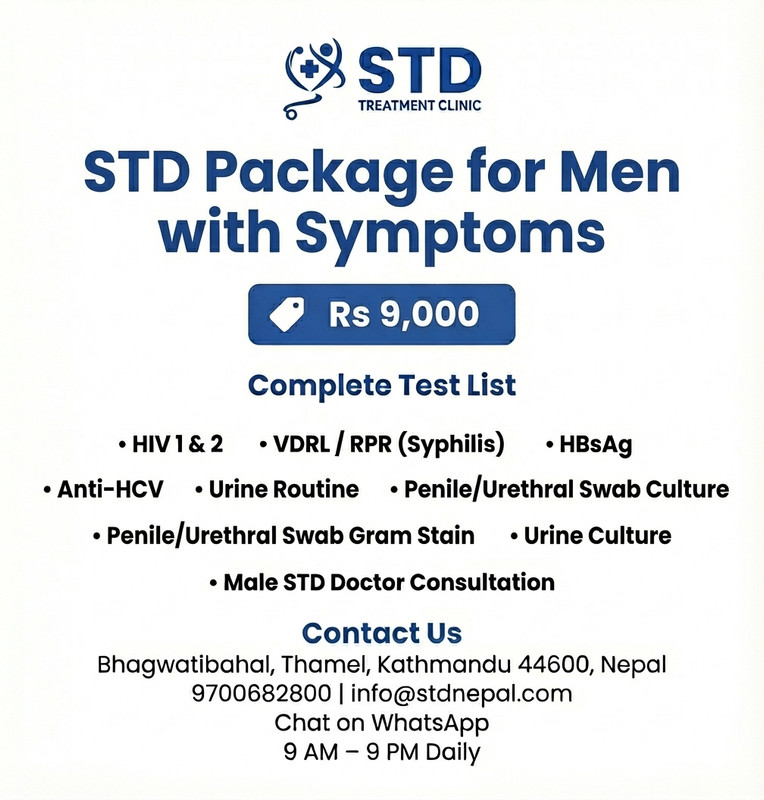 STD Package for Men with Symptoms