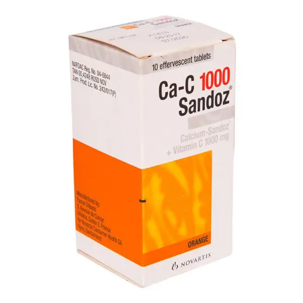 Ca C Sandoz 1000 Tabs