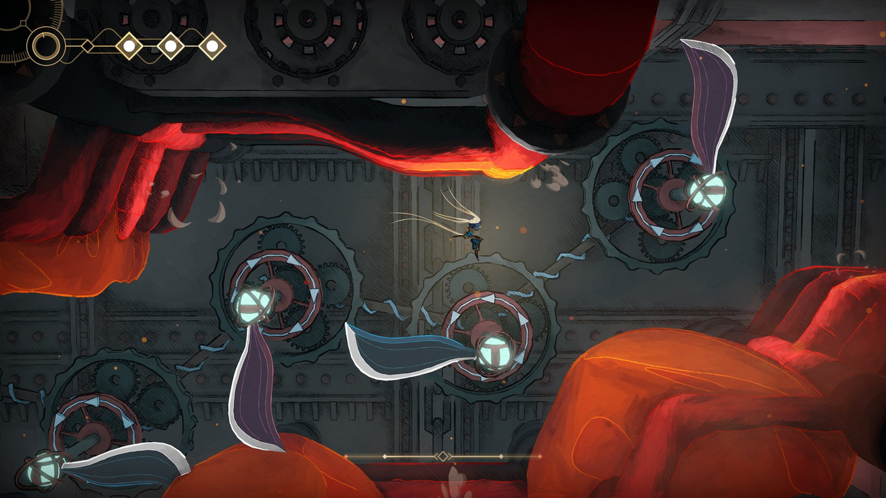 MIO: Memories in Orbit platforming gameplay