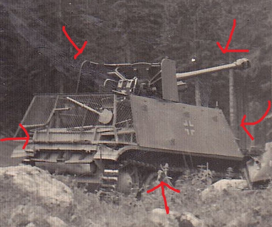 Panzerjäger Marder Sd.Kfz.132 PAK 36 auf GW.II S