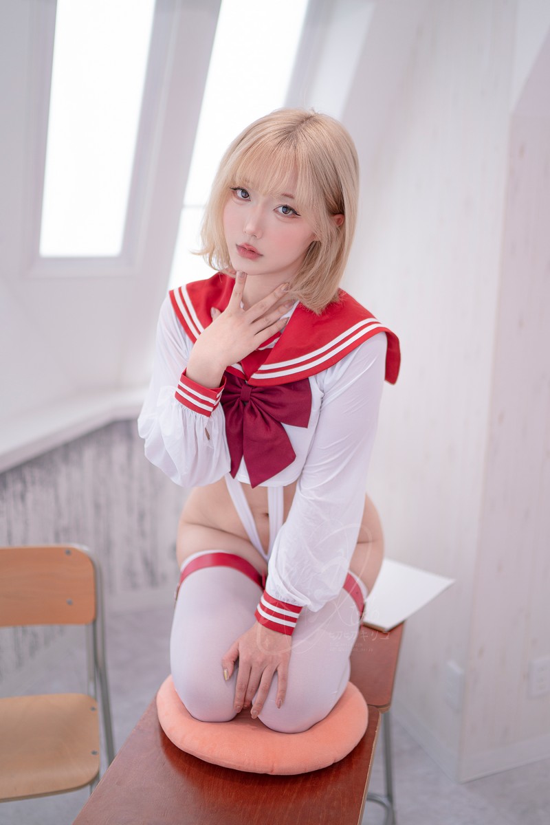 切切Celia 小春日和制服 校园制服 Cosplay 写真 35P插图4