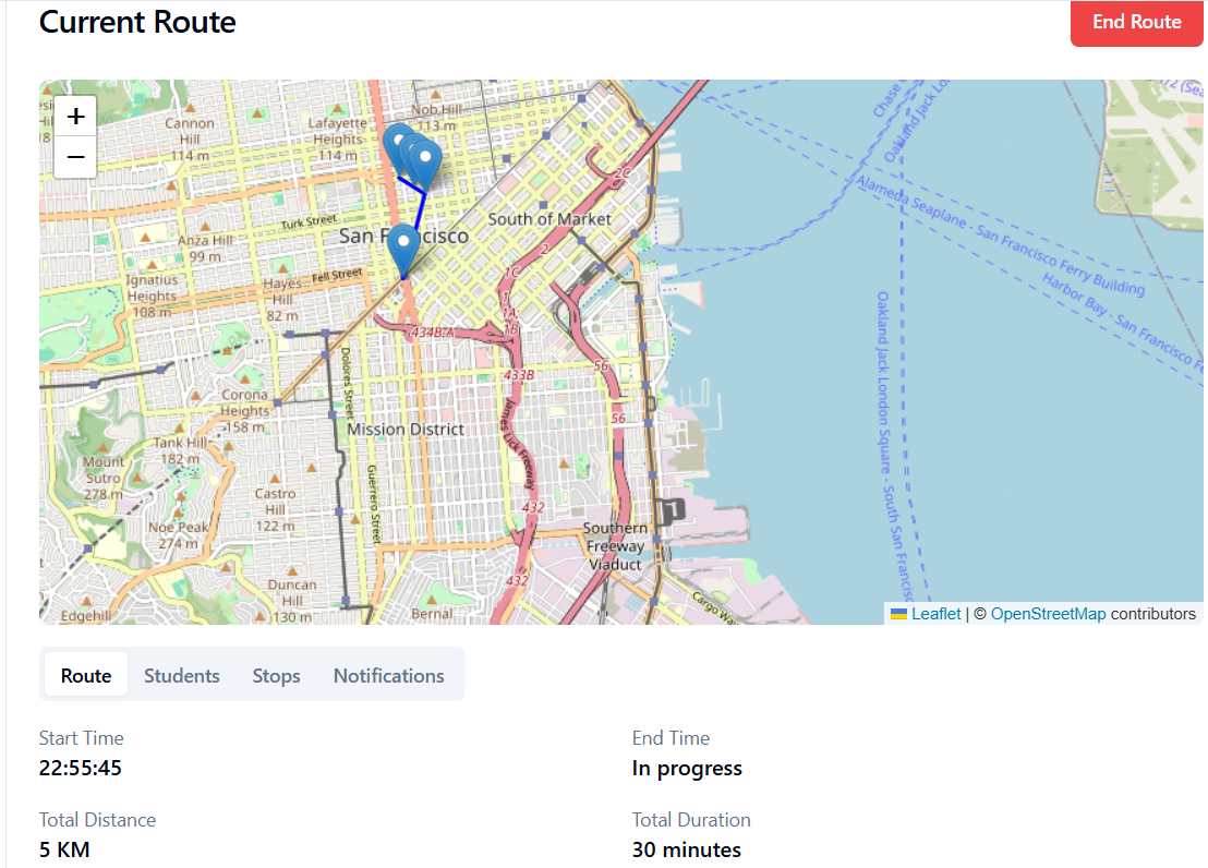 Kinder Ride feature 3 screenshot - Web project