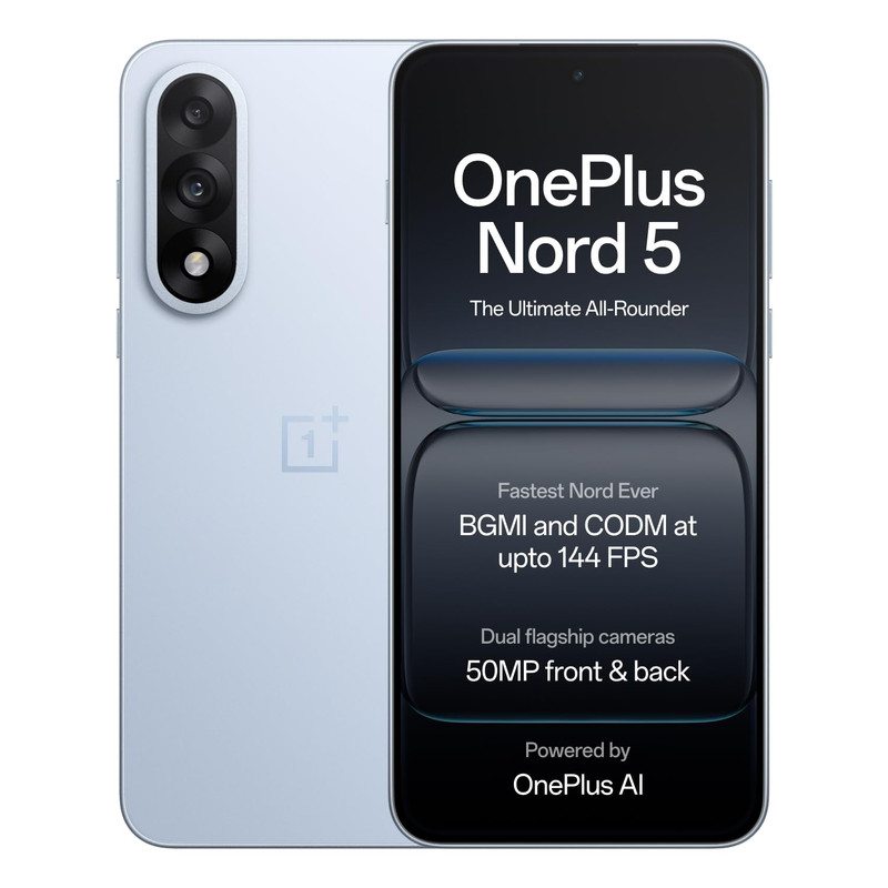 OnePlus Nord 5 12GB RAM 256GB Storage Dry Ice Refurbished