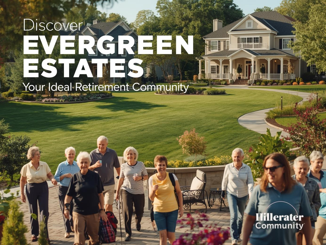Evergreen Estates Retirement Community / Welcoming Entrance Areas