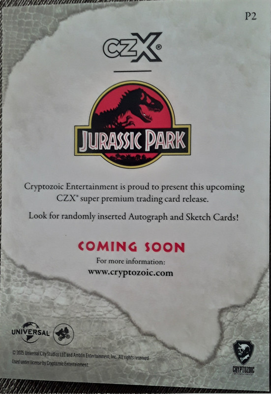 P2 Jurassic Park Back