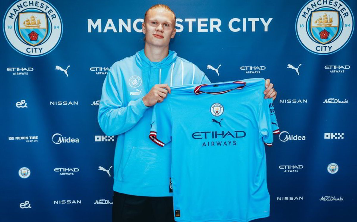 Erling Haaland comprato dal Manchester City