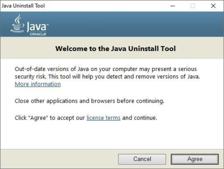 Java Uninstall Tool 19.0