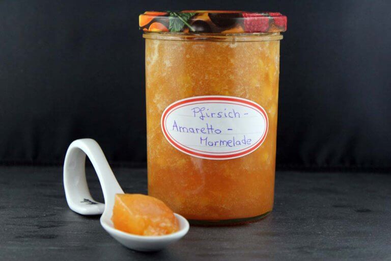 Pfirsich-Amaretto Marmelade Pfirsich-Amaretto Marmelade