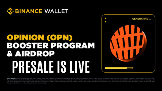 Presale is live