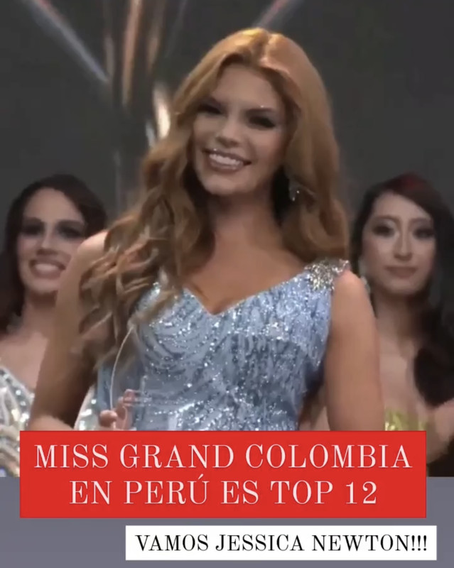 Miss Grand en Peru es TOP 12 en MISS GRAND COLOMBIA Reinas de Belleza
