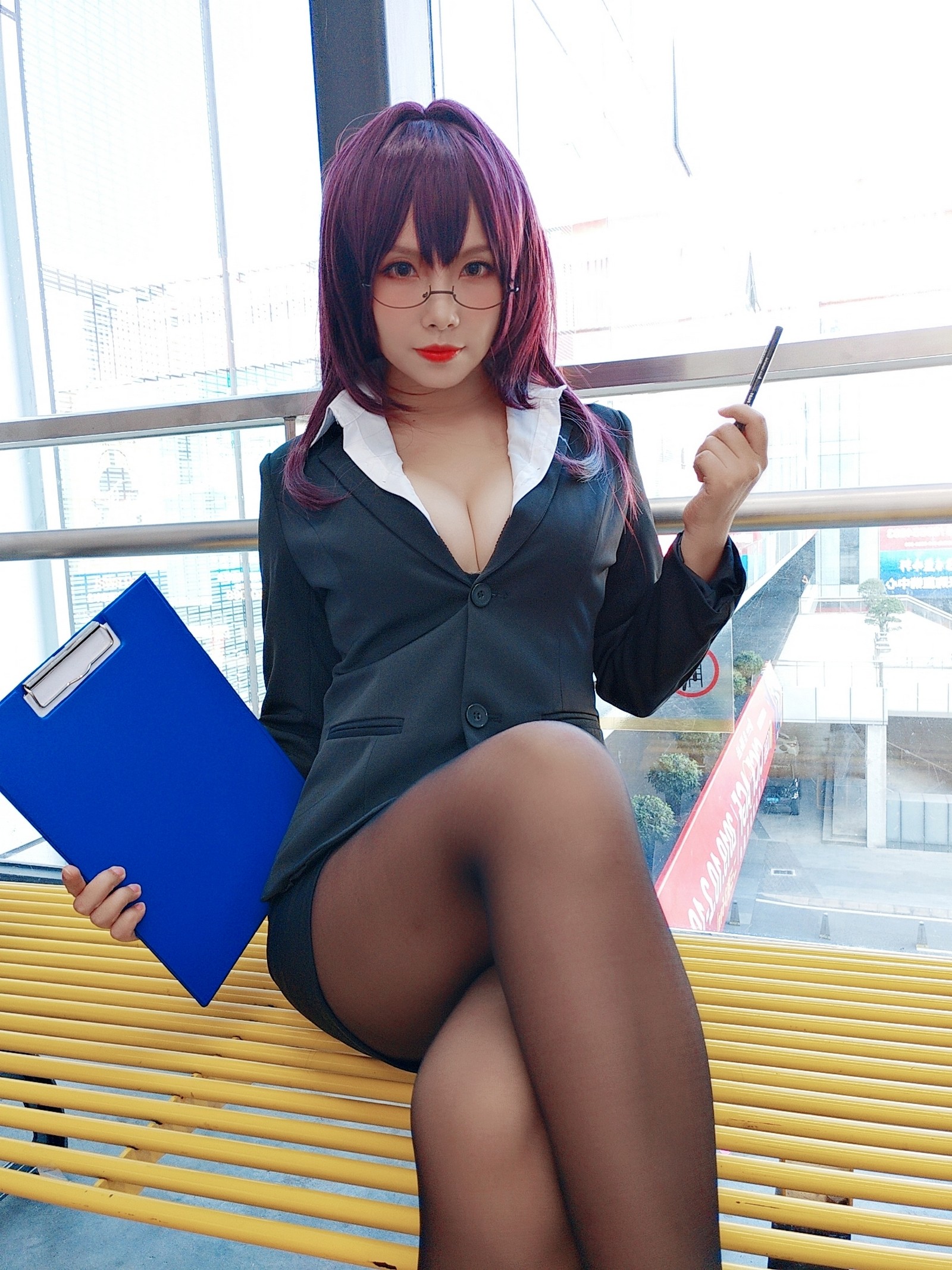 Neko-薇薇 斯卡哈 自拍风 Cosplay 高清写真（11P｜18MB）插图3