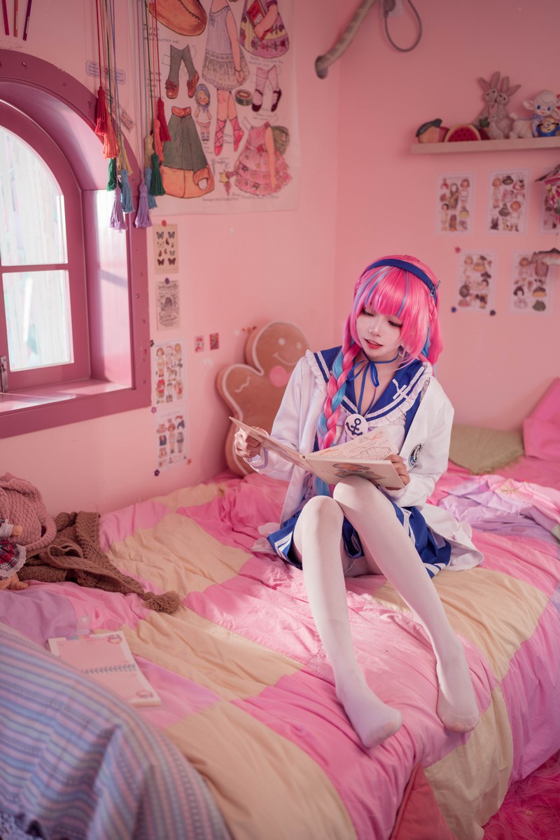 艾西Aiwest 湊阿库娅私服Cosplay写真图集 虚拟主播高清美图 55P (274.4M)插图2