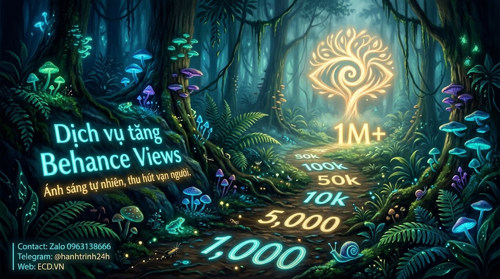 dịch vụ tăng behance views miễn phí