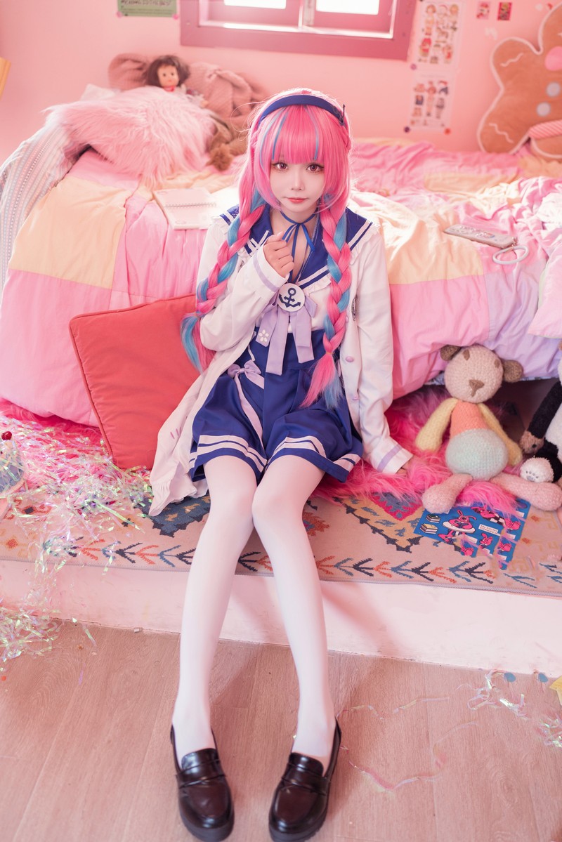 艾西Aiwest 湊阿库娅私服Cosplay写真图集 虚拟主播高清美图 55P (274.4M)插图1