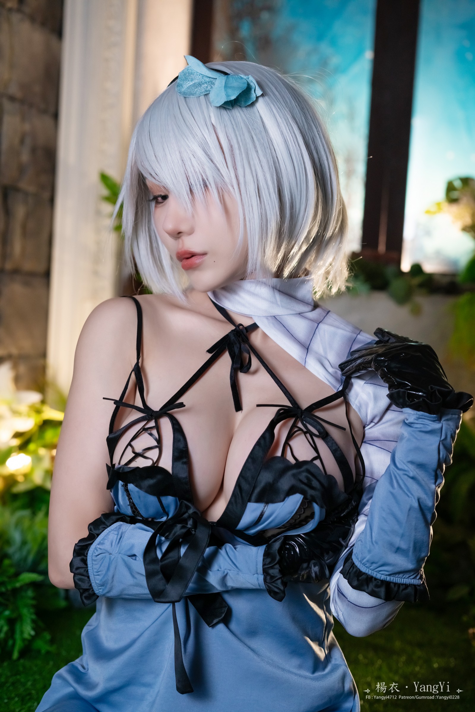 楊衣 Yangyi – 2B Cosplay 高清写真视频合集（59P+4V-488MB）尼尔机械纪元插图5