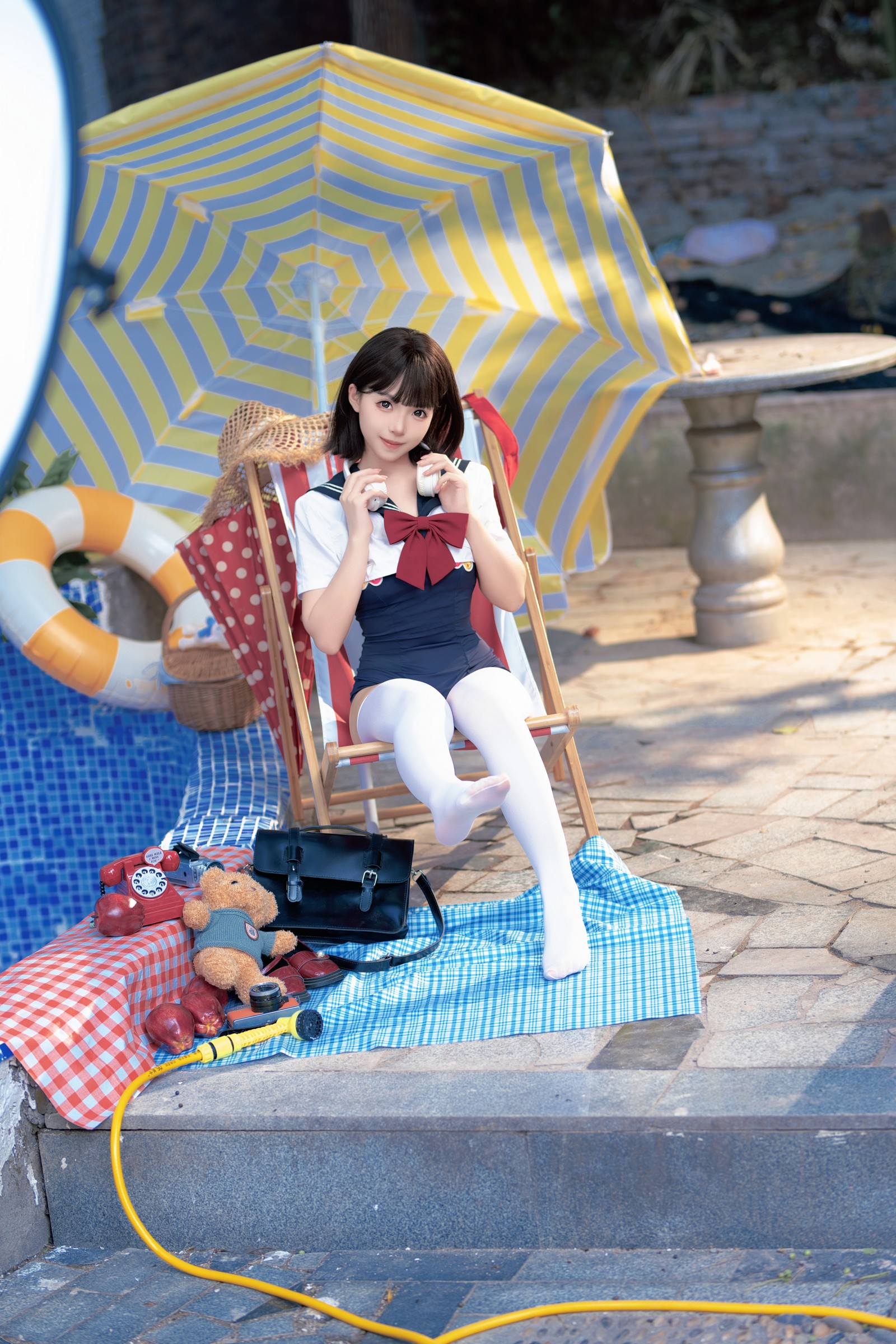 Bangni邦尼 – 反差 JK 泳装 Cosplay 写真集（97P-7V-841.3MB）插图