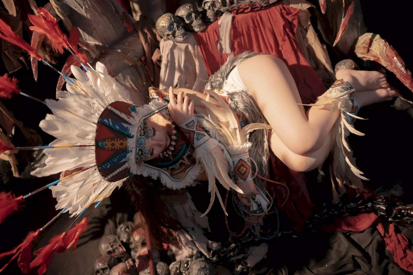 Bangni邦尼 – 印第安（紫舞龙）Cosplay 写真集（99P-355.3MB）插图