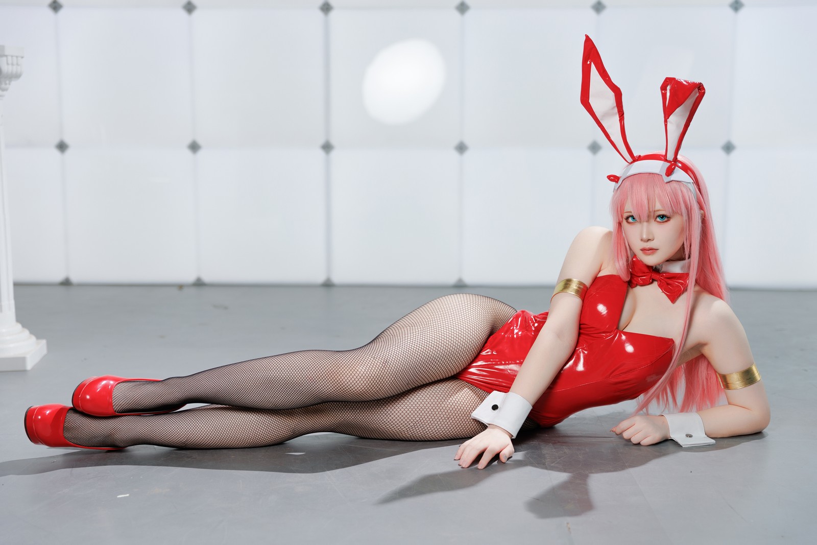 屿鱼 Yuyu Zero Two Cosplay 写真图集｜Darling in the Franxx 高清摄影（39P｜356MB）插图5
