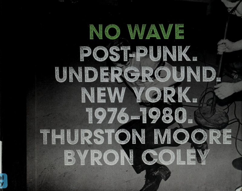 Thurston Moore & Byron Coley No Wave Post Punk Underground New York 1976.1980.2008 Thurston Moore & Byron Coley No Wave Post Punk Underground New York 1976.1980.2008