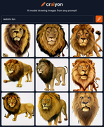 Craiyon - realistic lion
