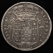 120 grana (1 piastra) Carlos VII. Nápoles 1750. PAS7444