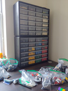 18. The second set of drawers arrived! I'm really excited about how it's coming together.