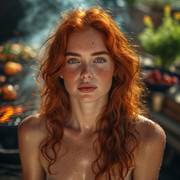 Garden wedding cooking oil Redhair 0 13