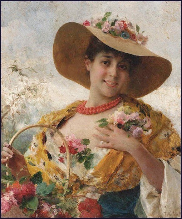 1679451186_papik-pro-p-devushka-v-shlyapke-s-tsvetami-kartina-49