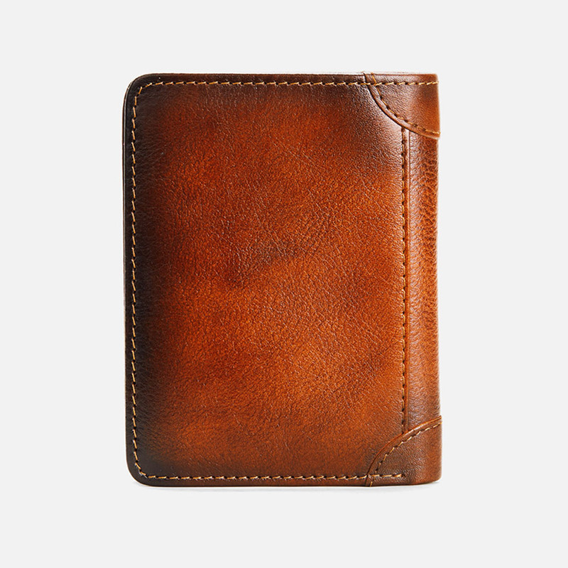 portofel de barbati pentru barbati portmoneu de piele naturala handmade lucrat manual cadou