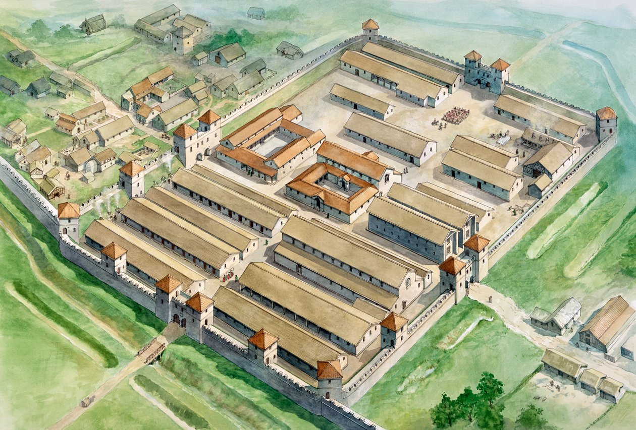 Philip Corke Birdoswald Roman Fort c3rd century c1990 2010 (Meister Drucke 1164512)