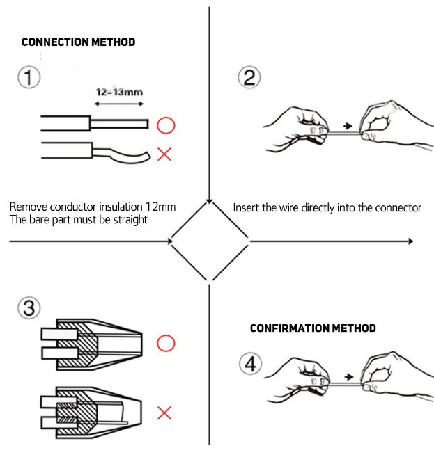Conector eléctrico GABRIELLE