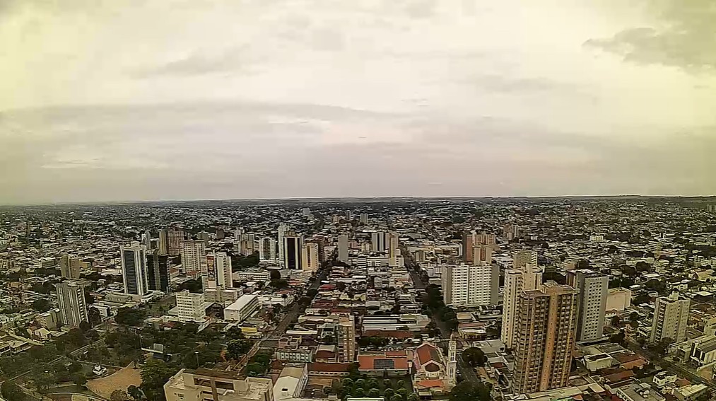 Campo Grande nesta manhã de domingo