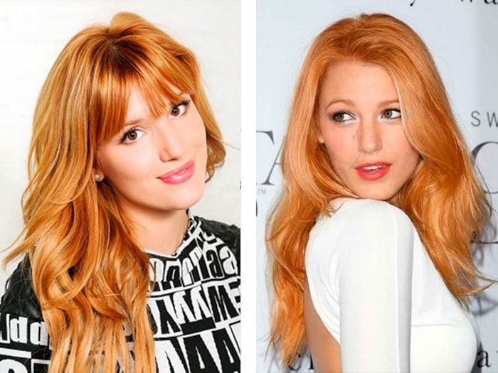 Рыже-коричневый цвет волос. Фото до и после, краски, оттенки, кому идет