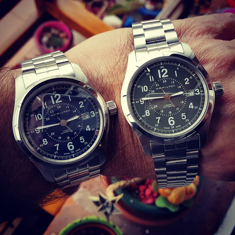 Hamilton Khaki Field Auto 42mm 100M Green Dial Cal. H10 Ref. H70605163 (1)