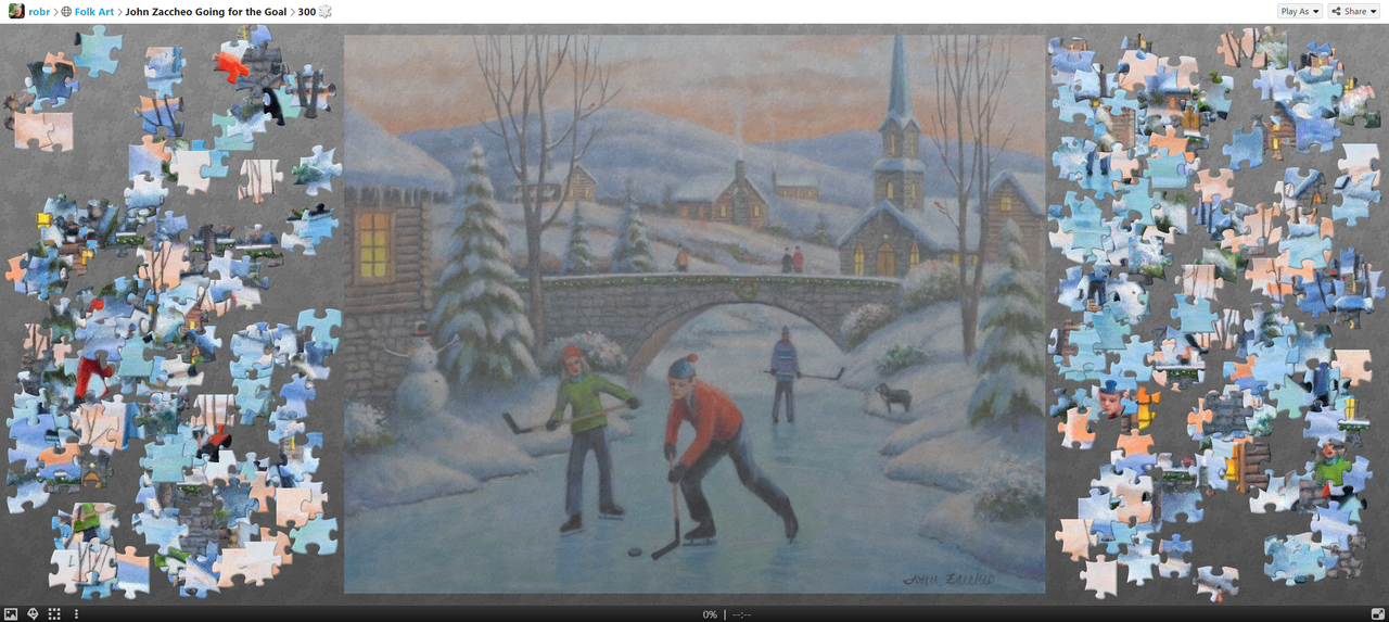 Hockey Art Unfinished