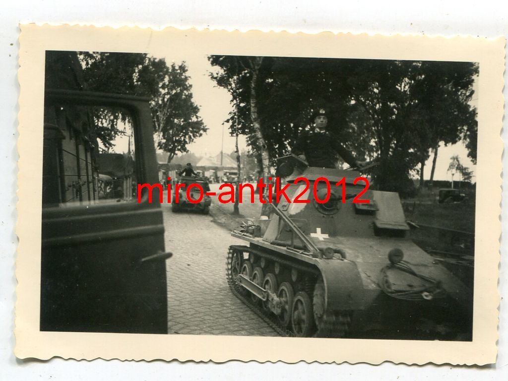Foto, Wehrmacht, Panzer, Einmarsch in Biała Pisk