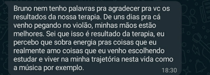 Depoimento de Restauração Metabólica 5