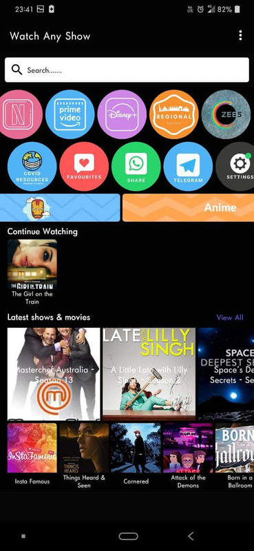 Watch Any Show Apk V2 0 Build6 Latest Apr21 Mod No Ads Download Enjoy Netflix Amazon Prime Hotstar Disney Zee5 Mx For Free Post Share Here 1tamilmv Art Tamilmv Proxybit Monster