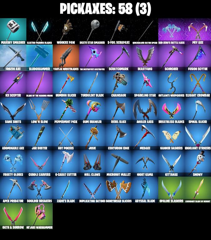 pickaxes comp