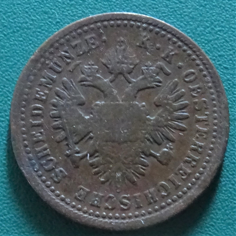 1 Kreuzer. Austria (1851) AUT-1-Kreuzer-1851-anv