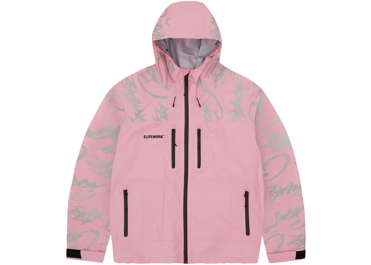 Corteiz Elitework Shell Jacket (Pink)