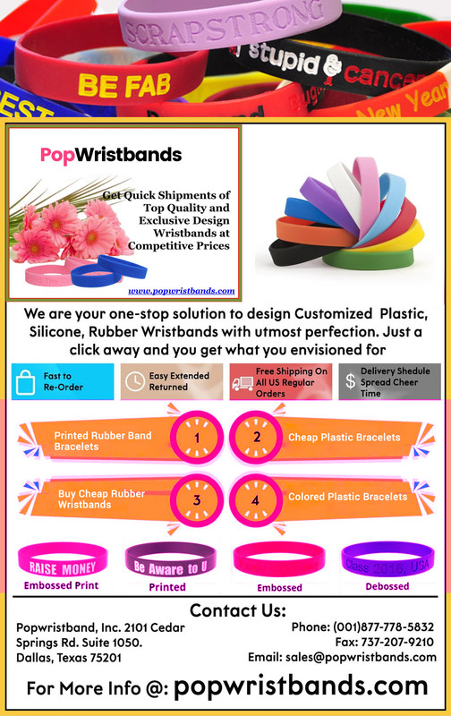 Printed Rubber Band Bracelets