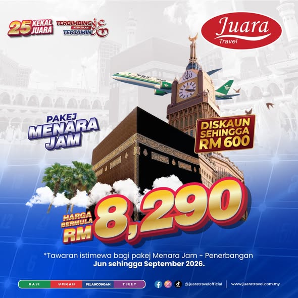 Pakej Umrah Juara Travel