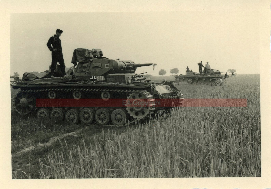 Panzer III Tank Russland Kämpfe Foto