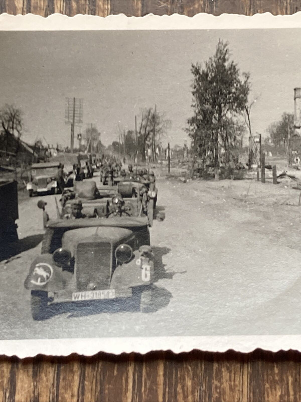 Kübelwagen Regiment Abzeichen Springendes Pferd Ostfront Tscherkassy Ukraine