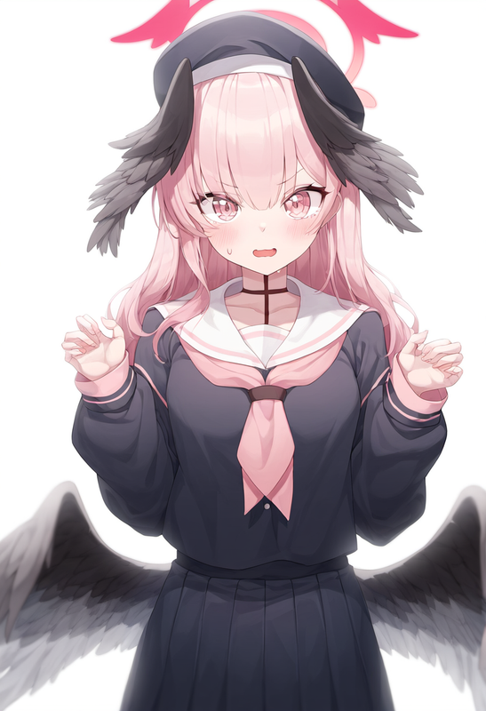 depth of field, 1girl, [[[[koharu (blue archive)]]]], {{{{aged up}}}}, {{long ha s-1169523123