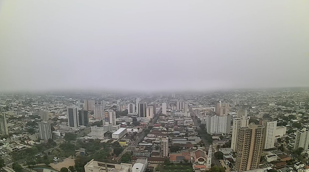 Campo Grande nesta manhã de quinta-feira, 14