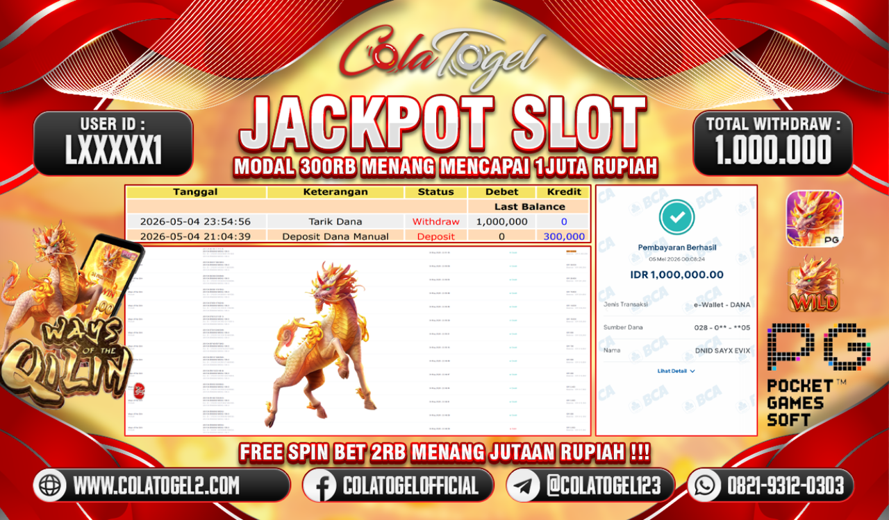JACKPOT SLOT GACOR!!